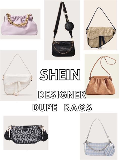 designer bag dupes shein|best designer dupes on shein.